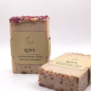 LOVE Sandalwood & Rose Shea Butter Soap